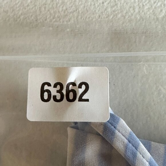 Chicos Striped Oversize Tunic Top Womens Sz M Blue White‎ Layered Hem Nautical - Picture 14 of 14